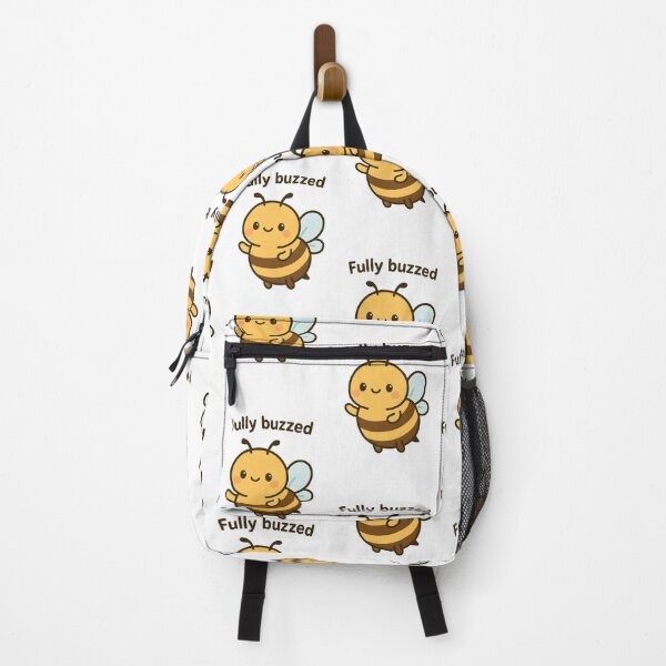 Item preview, Cute Kawaii Bee Quote – “Fully Buzzed" – Funny Introvert Meme Design designed and sold by Boombox Theory.