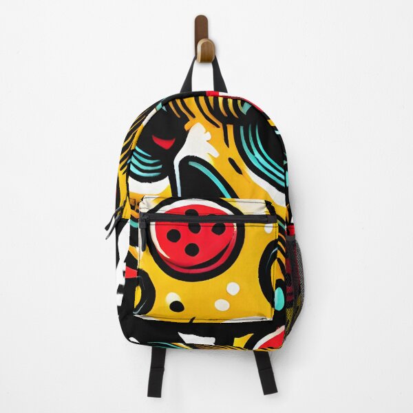 Item preview, Flaming Pizza Skull Artwork | Hot Slice Skull Tattoo Street Art Design designed and sold by DrawHandArt.