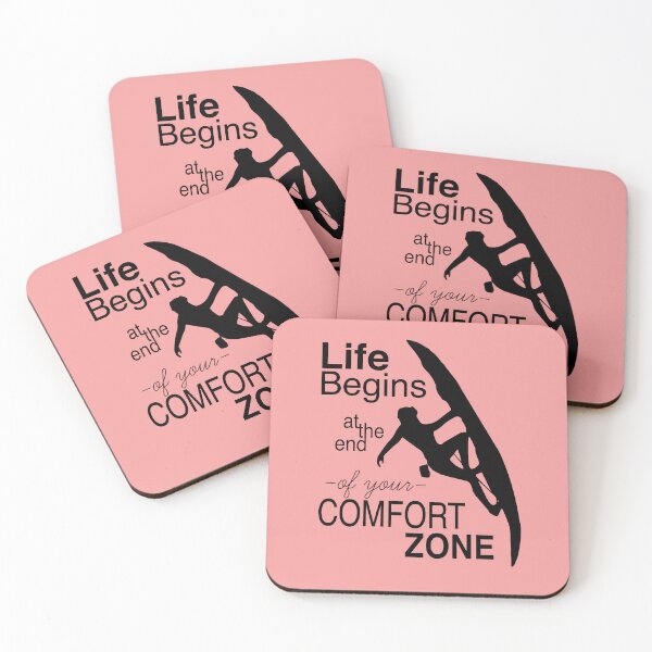Item preview, Life Begins at the end of your Comfort Zone designed and sold by Ferret Designs.