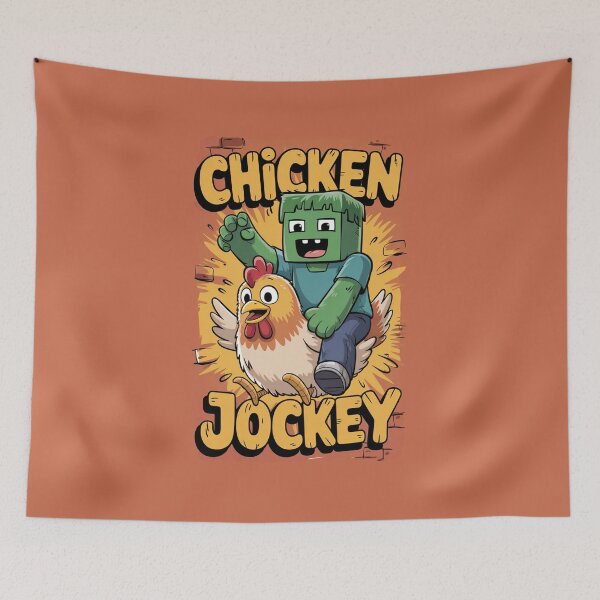 Item preview, Funny Chicken Jockey designed and sold by MonkiFlipp.