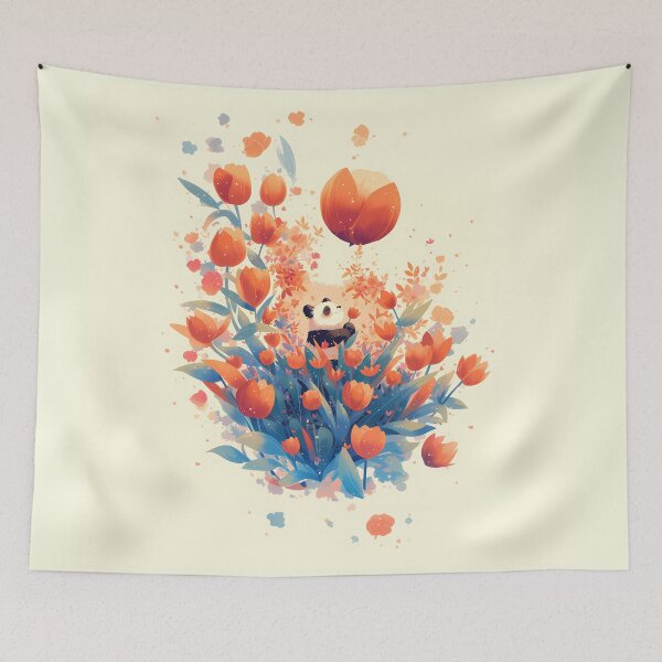 Item preview, Panda in tulip dream designed and sold by WoollenLlama.