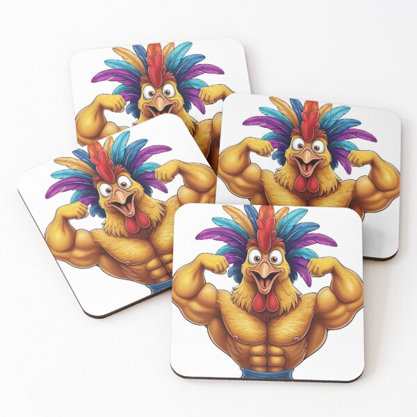Item preview, Mighty Muscular Rooster Flex designed and sold by StyleSketch.