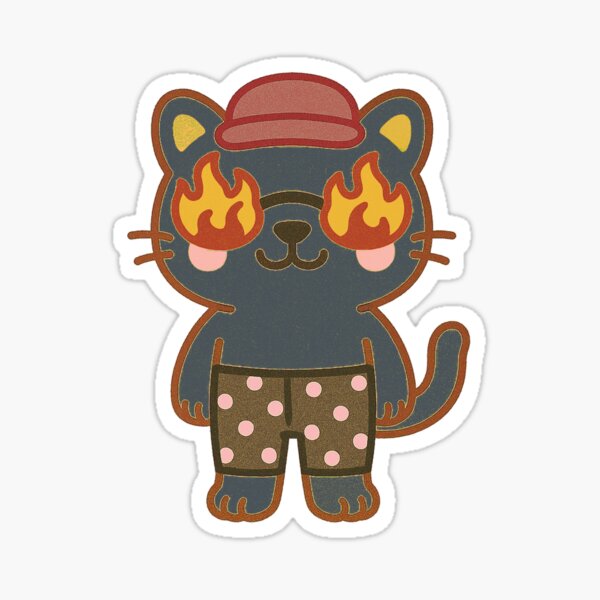 Vista previa del artículo con la obra «Puma caprichoso kawaii», diseñado y vendido por Like a Kid Designs.