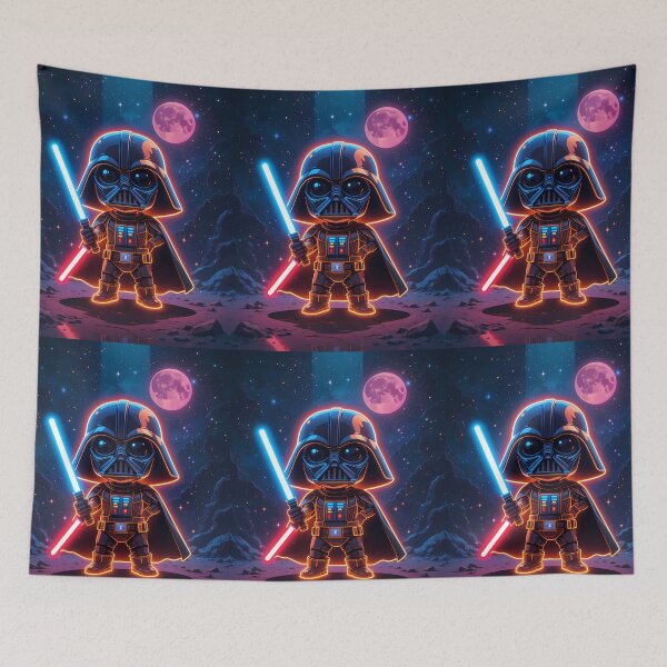 Item preview, Cute Cartoon Star Wars Fun Illustration Merch Vibes designed and sold by ART ATTACK ZONE.