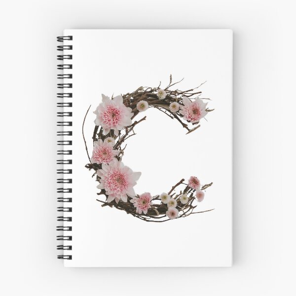 Item preview, Elegant Floral Letter C Design - Pink Botanical Monogram Art 2 designed and sold by Psycho-Crazy.