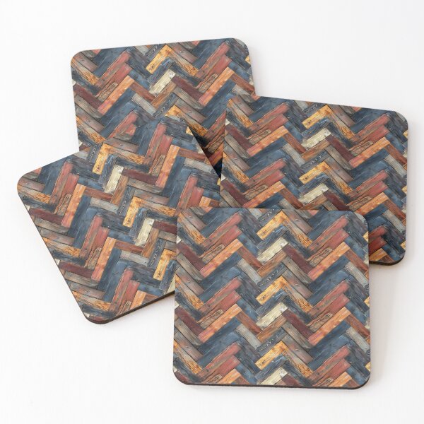 Item preview, Multicolor Herringbone Wood designed and sold by NTGUILTY.