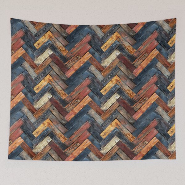 Item preview, Multicolor Herringbone Wood designed and sold by NTGUILTY.