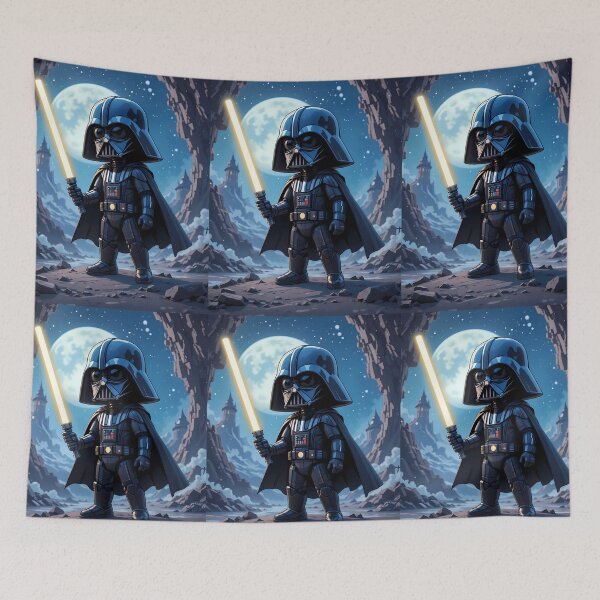 Item preview, Playful Star Wars Galaxy Cartoon Illustration Gift Ideas designed and sold by ART ATTACK ZONE.
