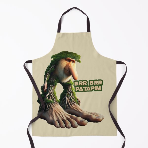 Item preview, Brr Brr Patapim tree monkey with name text designed and sold by EmeraldeaArt.