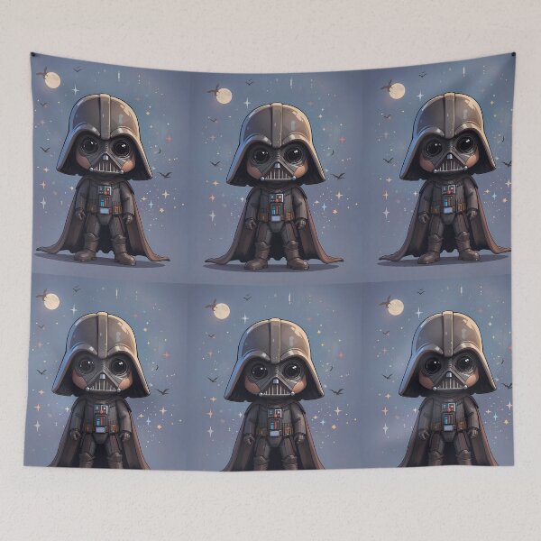 Item preview, Cute Cartoon Star Wars Fun Illustration Unique Merch designed and sold by ART ATTACK ZONE.