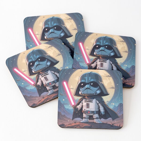 Item preview, Whimsical Star Wars Characters Cartoon Art Awesome Finds designed and sold by ART ATTACK ZONE.