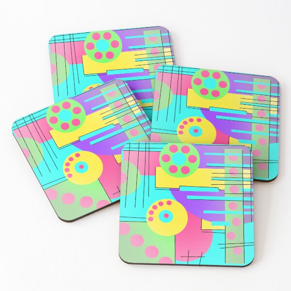 Item preview, Pastel Abstract Geometric Shapes and Lines designed and sold by Dopamine Glitch.