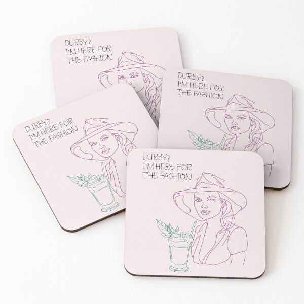 Item preview, I'm Here for the Fashion – Derby Hats & Mint Juleps  designed and sold by ElixirCraft.