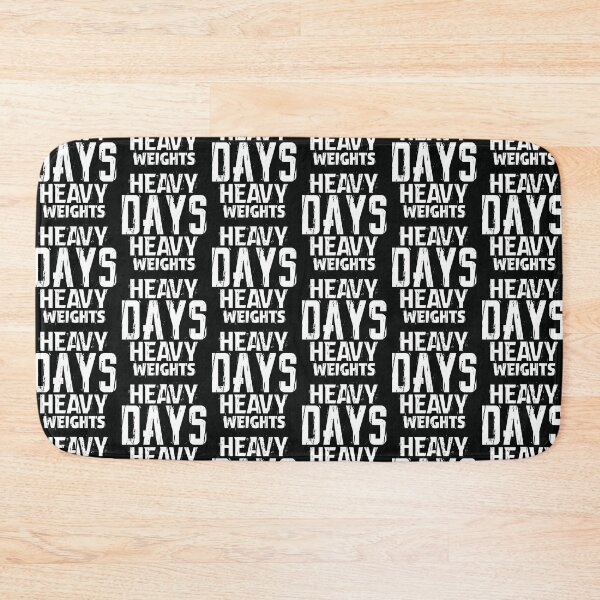Item preview, Heavy Days Heavy Weights Motivation Gym lover Gift designed and sold by Plant On Demand.