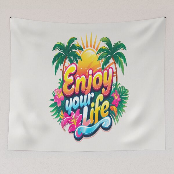Item preview, enjoy your life is new life for love designed and sold by GLORY-LIFE.