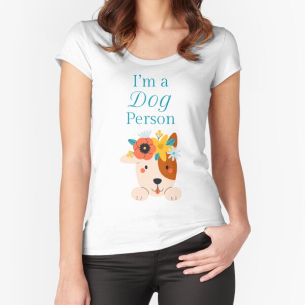 Item preview, I'm a Dog Person-Orange & Teal designed and sold by teesbymcab.