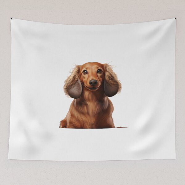 Item preview, Long-Haired Dachshund puppy designed and sold by SMARTKIT  DESIGNAGENCY.