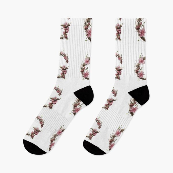 Item preview, Floral Letter G Art Print - Pink Flower Alphabet Monogram 2 designed and sold by Psycho-Crazy.