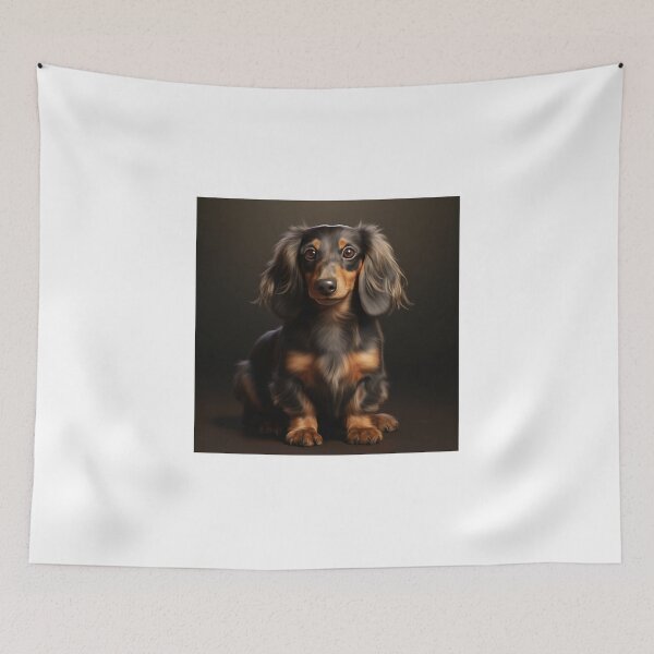 Item preview, Long-Haired Dachshund puppy designed and sold by SMARTKIT  DESIGNAGENCY.