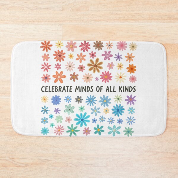 Item preview, Celebrate Minds of All Kinds, Special Education Teacher, Behavior Analyst, SLP Teacher Gift, Mental Health designed and sold by Orvista.