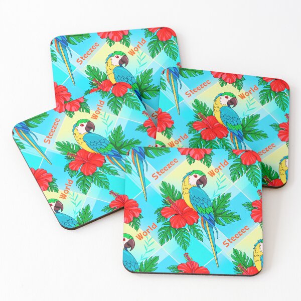 Item preview, Tropical Parrot Design by Steezee World  designed and sold by SteezeeStore.
