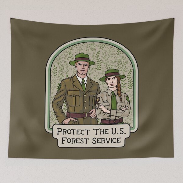 Item preview, Protect The U.S. Forest Service designed and sold by Unhinged Heather.
