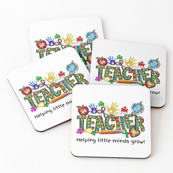 Item preview, Autism Awareness Teacher Graphic – Helping Little Minds Grow designed and sold by WHDProduction45.
