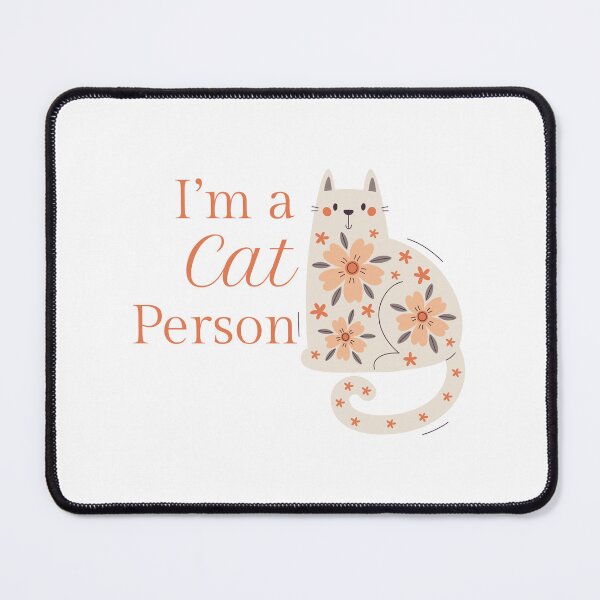 Item preview, I'm a Cat Person-Orange & Cream designed and sold by teesbymcab.
