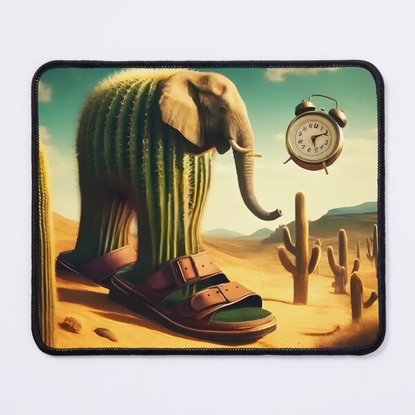 Item preview, Lirilì Larilà – the sandal-wearing cactus elephant  Brainrot Meme designed and sold by EmeraldeaArt.