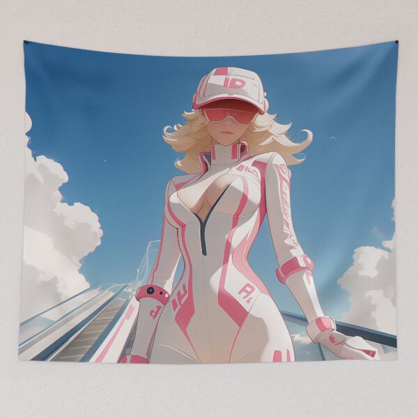Item preview, Sky Racer – Y2K Vaporwave Drift designed and sold by Bearabilia.