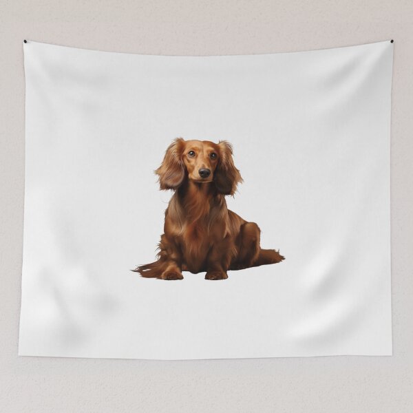Item preview, Long-Haired Dachshund puppy designed and sold by SMARTKIT  DESIGNAGENCY.