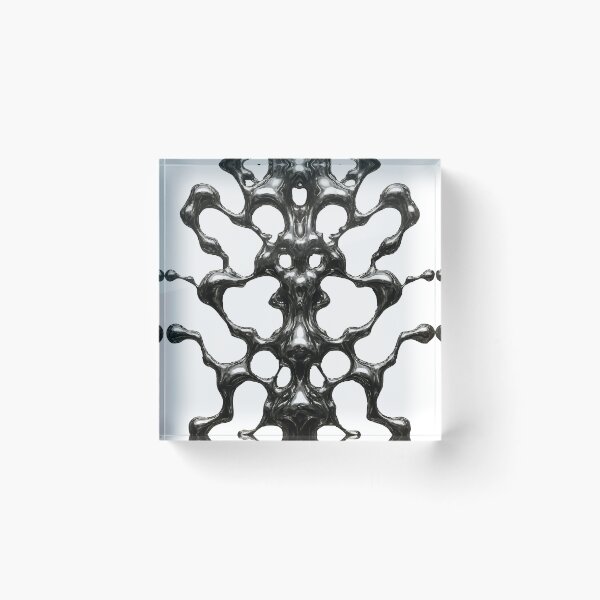 Item preview, Chrome Phantoms – Symmetrical Drip Illusion designed and sold by AbstractAnom.