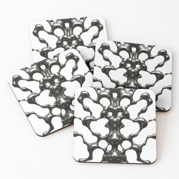 Item preview, Chrome Phantoms – Symmetrical Drip Illusion designed and sold by AbstractAnom.