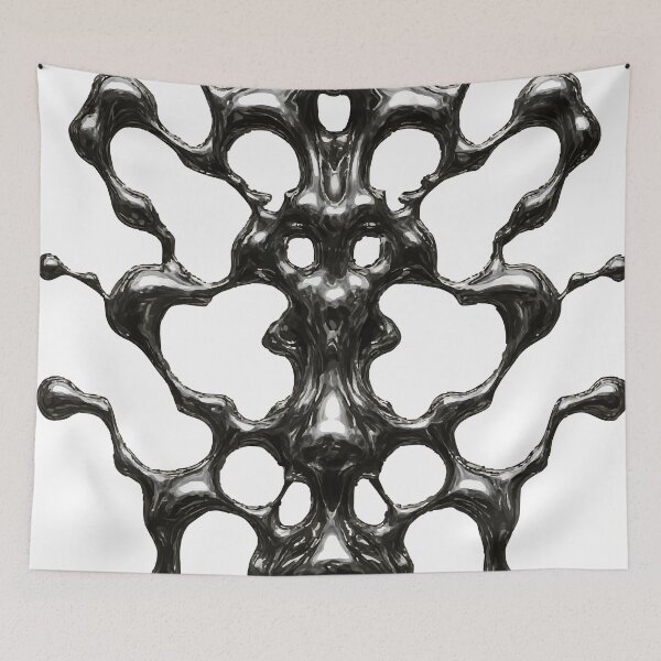 Item preview, Chrome Phantoms – Symmetrical Drip Illusion designed and sold by AbstractAnom.