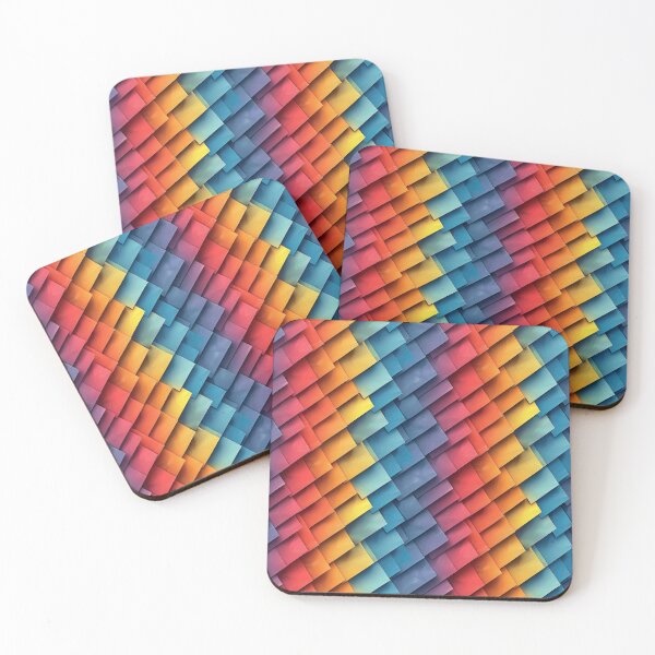 Item preview, Chromatic Cascade Rectangles designed and sold by NTGUILTY.