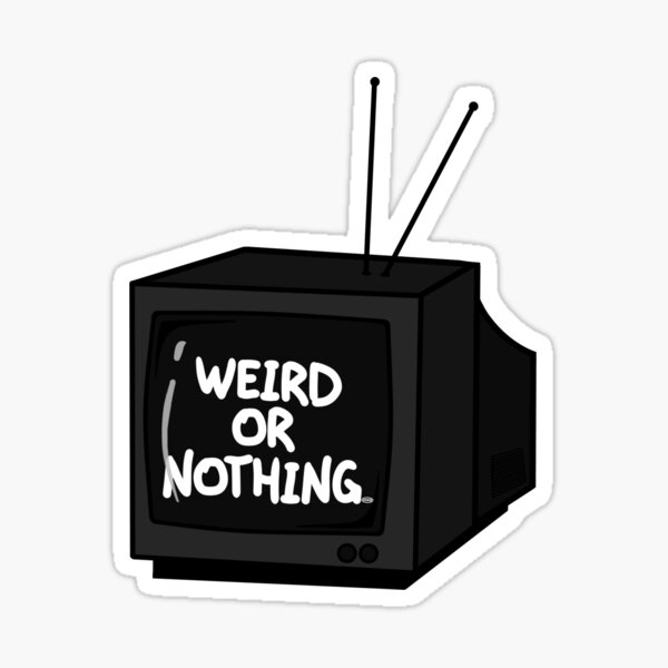 Item preview, Weird or Nothing TV (v.2) designed and sold by Hellmouth Girl.