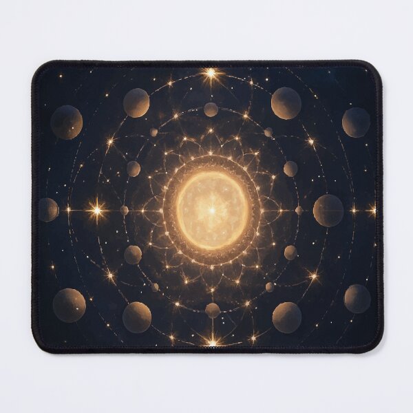 Item preview, Celestial Harmony – Mandala of the Cosmos designed and sold by AbstractAnom.