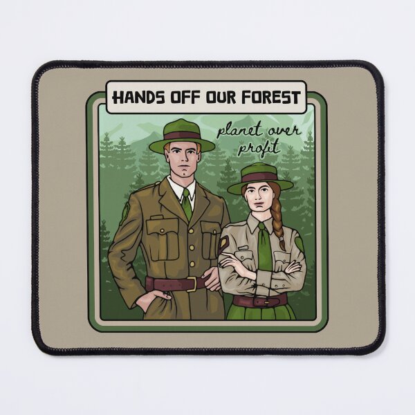 Item preview, Hands Off Our Forest - Planet Over Profit designed and sold by Unhinged Heather.