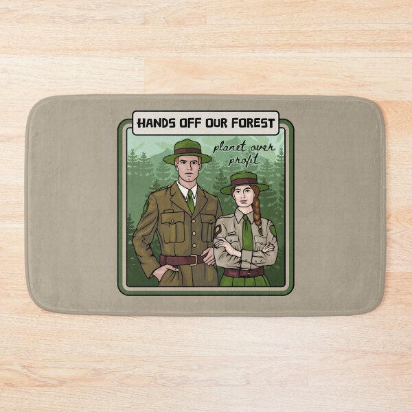 Item preview, Hands Off Our Forest - Planet Over Profit designed and sold by Unhinged Heather.