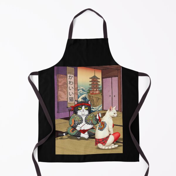 Item preview, Japanese tattoo cat 3D designed and sold by FotoLibreStudio.