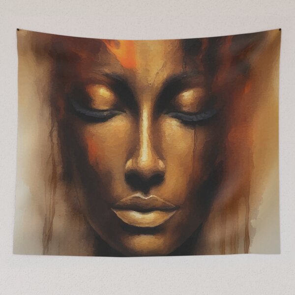 Item preview, Ember Within – The Fire of Her Silence designed and sold by AbstractAnom.