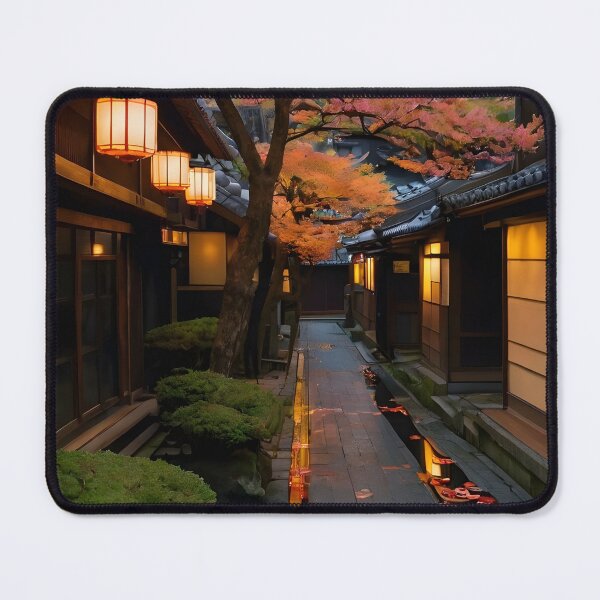 Item preview, Anime Street Poster, Colorful Sunset City Art for Japan Aesthetic, Cozy Urban Landscape, Perfect Sakura Scene for Alleyway Decor designed and sold by harry mac.