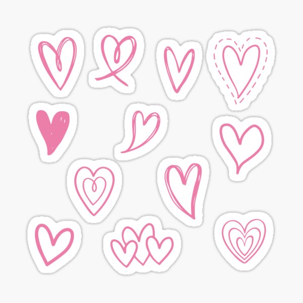 Item preview, Minimalist Hearts designed and sold by Paper Drip.