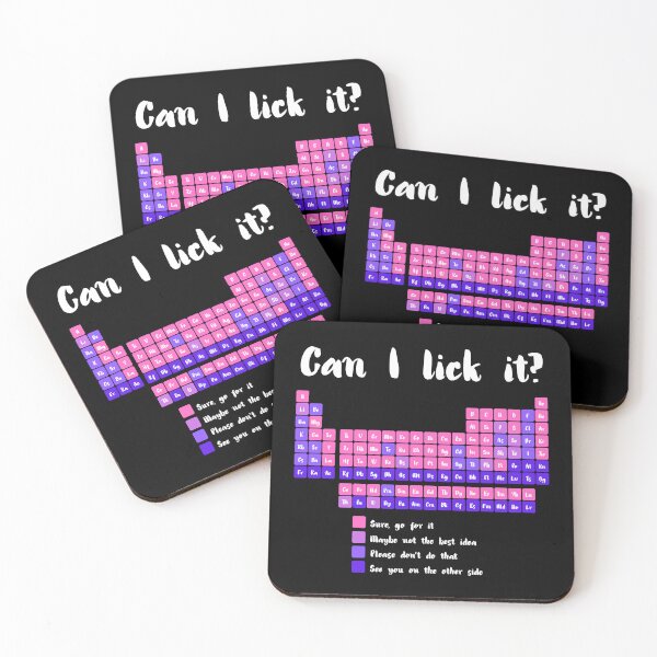 Item preview, Can I Lick It Periodic Table designed and sold by AniArtPL.