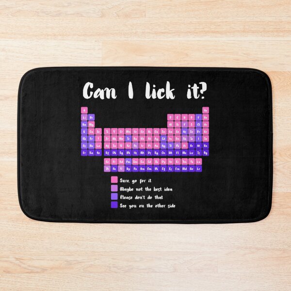 Item preview, Can I Lick It Periodic Table designed and sold by AniArtPL.