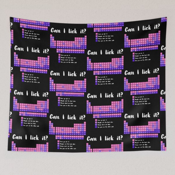 Item preview, Can I Lick It Periodic Table designed and sold by AniArtPL.