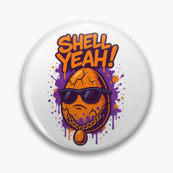 Item preview, Shell Yeah! – Graffiti Egg Easter Sticker designed and sold by Wesbro0.