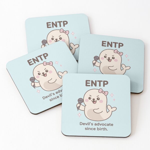 Item preview, ENTP kawaii seal – the wittiest, funniest seal! designed and sold by SealSquad.