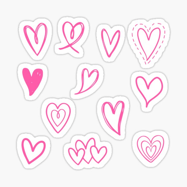 Item preview, Minimalist Hearts designed and sold by Paper Drip.