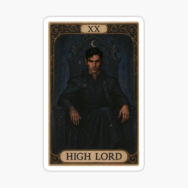 Artikel-Vorschau von Tarotkarte: Hoher Lord – Acotar – Rhys, designt und verkauft von A Court of Creations and Starlight.